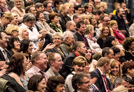 Publikum bei Motivationsvorträgen von Steffen Kirchner