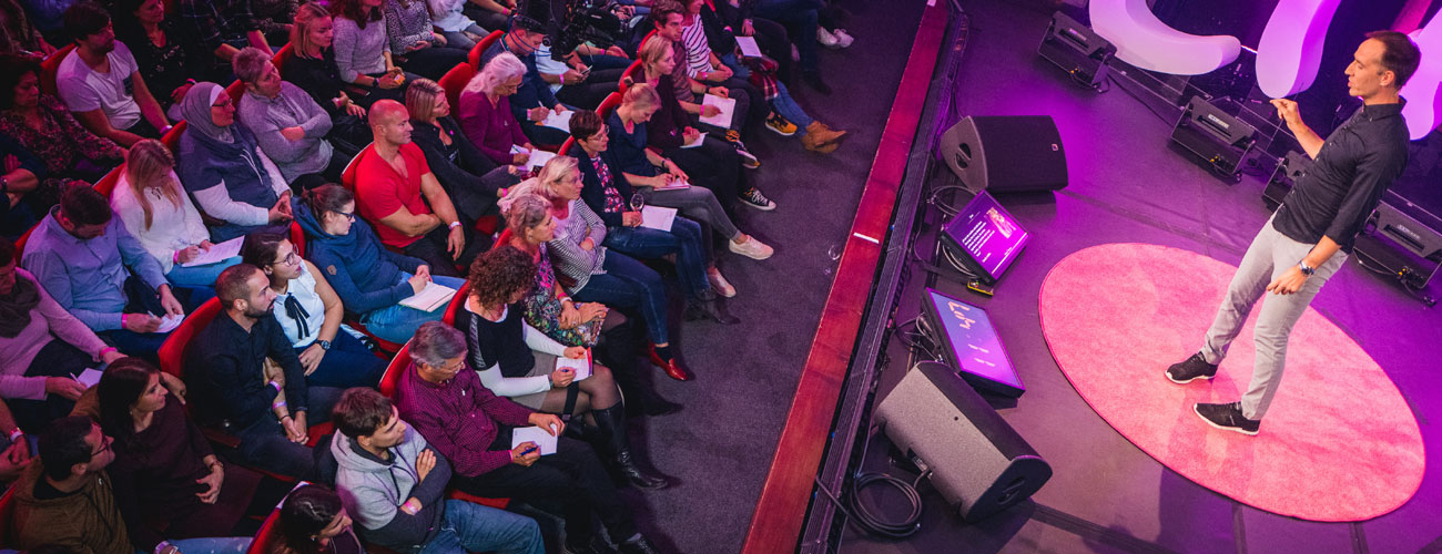 Steffen Kirchner mit seinem Motivationsvortrag VERÄNDERUNGSLUST